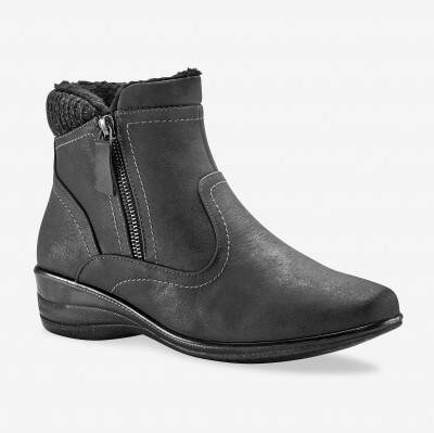 bottines zippées femme