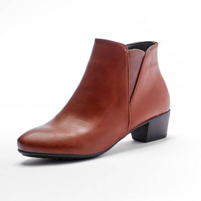 bottines zippées femme