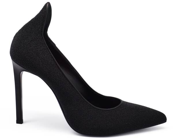 escarpin noir pailleté