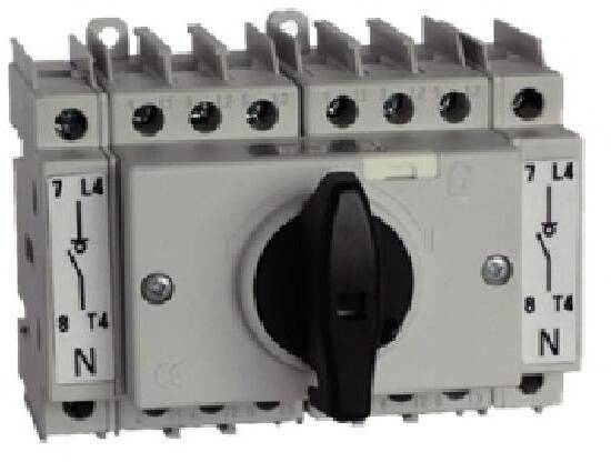KO n16 Installation Commutateur 9 KW 4pol. 48x48 Interrupteur principal 16 A 031 Moteur Commutateur