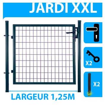 Portillon jardin grillage