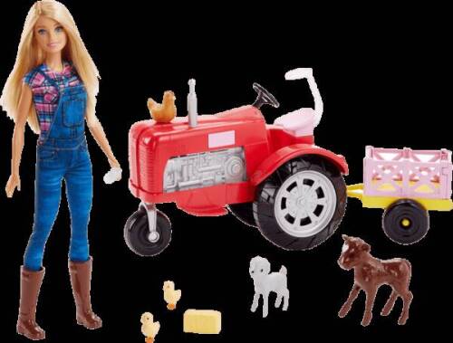 barbie fermiere et tracteur