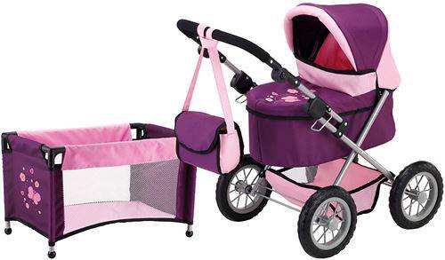 Bayer Design La Poupee Chariot Trendy Rose Bleu Poupons Et Accessoires Poussettes Shepper Com