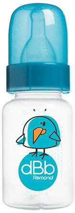 dBb Remond R/égulAir Biberon avec T/étine NN en Silicone Vert Translucide 120 ml