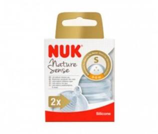 TETINA NUK NATURE SENSE 0-6 SILI M 2 UDS