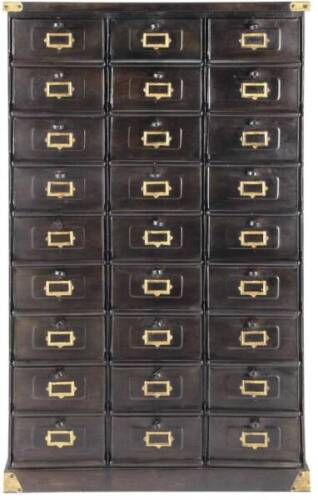 Cabinet de rangement 9 tiroirs imprimé savane Mini Jungle