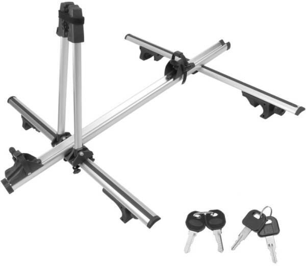 MOTTEZ Porte-v/élos sur Hayon a Fixation sur Barres de toit ou barre Railing 3 v/élos avec antivol