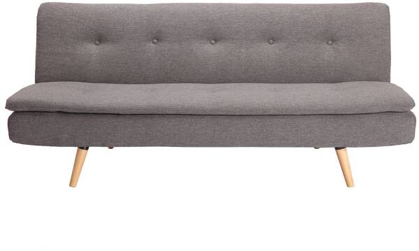 Miliboo Canapé Convertible Scandinave 3 Places Gris Foncé Senso