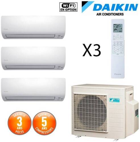 1 MSZ-SF35VE Mitsubishi Tri-split Mural Inverter MXZ-3D68VA 2 MSZ-SF15VA